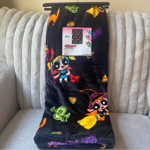 Powerpuff Girls Black Halloween Blanket